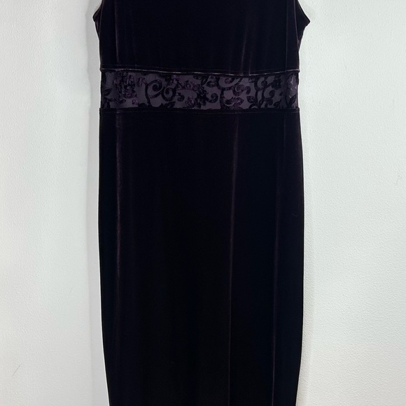 Dressing Clio Vintage 90s Velvet Dress Purple Size S Whimsygoth Renaissance Goth - Picture 13 of 15